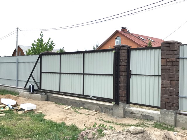 Откатные, автоматические ворота в Воскресенске и Воскресенском...